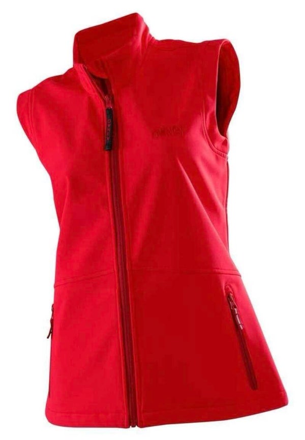 Owney basic softshell vest bodywarmer red S