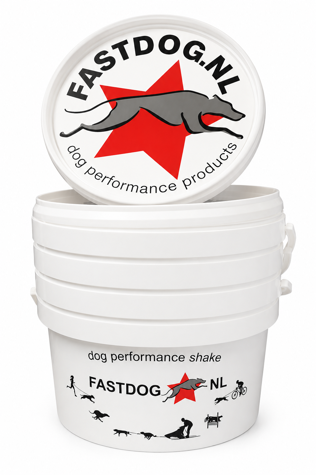 Fastdog voorraad emmer