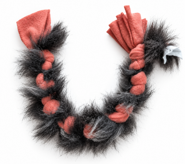 Koira dog collars schapenvacht vlecht