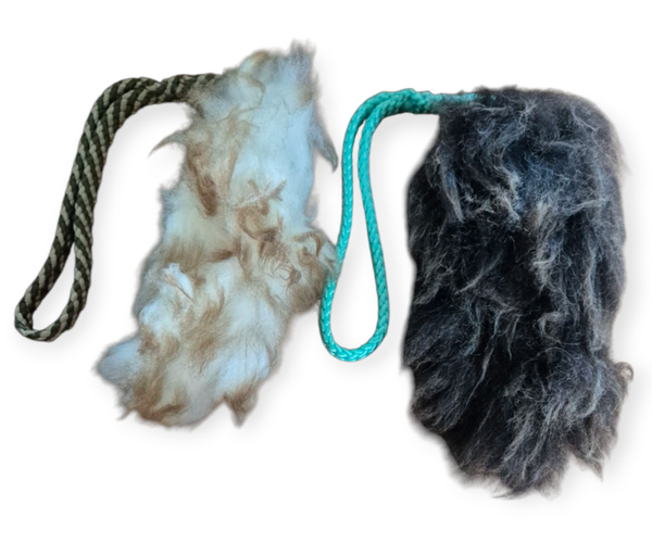 Koira dog collars  tugtoy schapenvacht kort