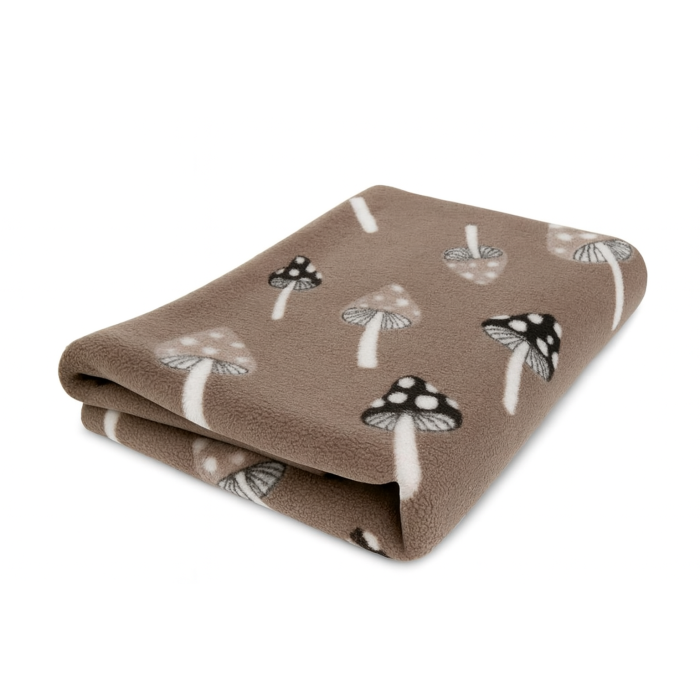 Vetbed paddenstoelen beige