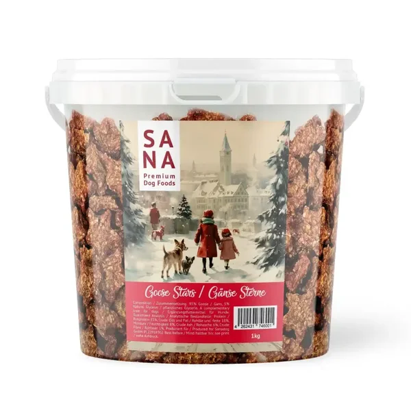 Sanadog kerst sterren gans