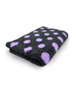 Vetbed nopjes antraciet lila