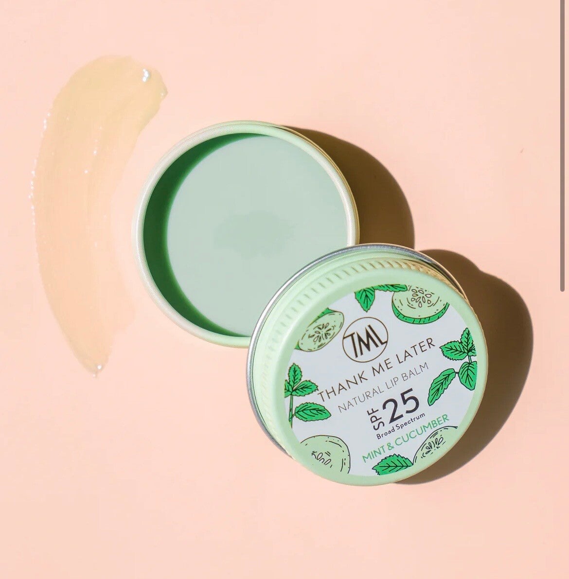 Thank Me Later Munt & Komkommer Lipbalm SPF25