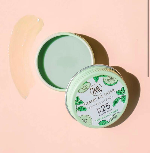 Thank Me Later Munt & Komkommer Lipbalm SPF25