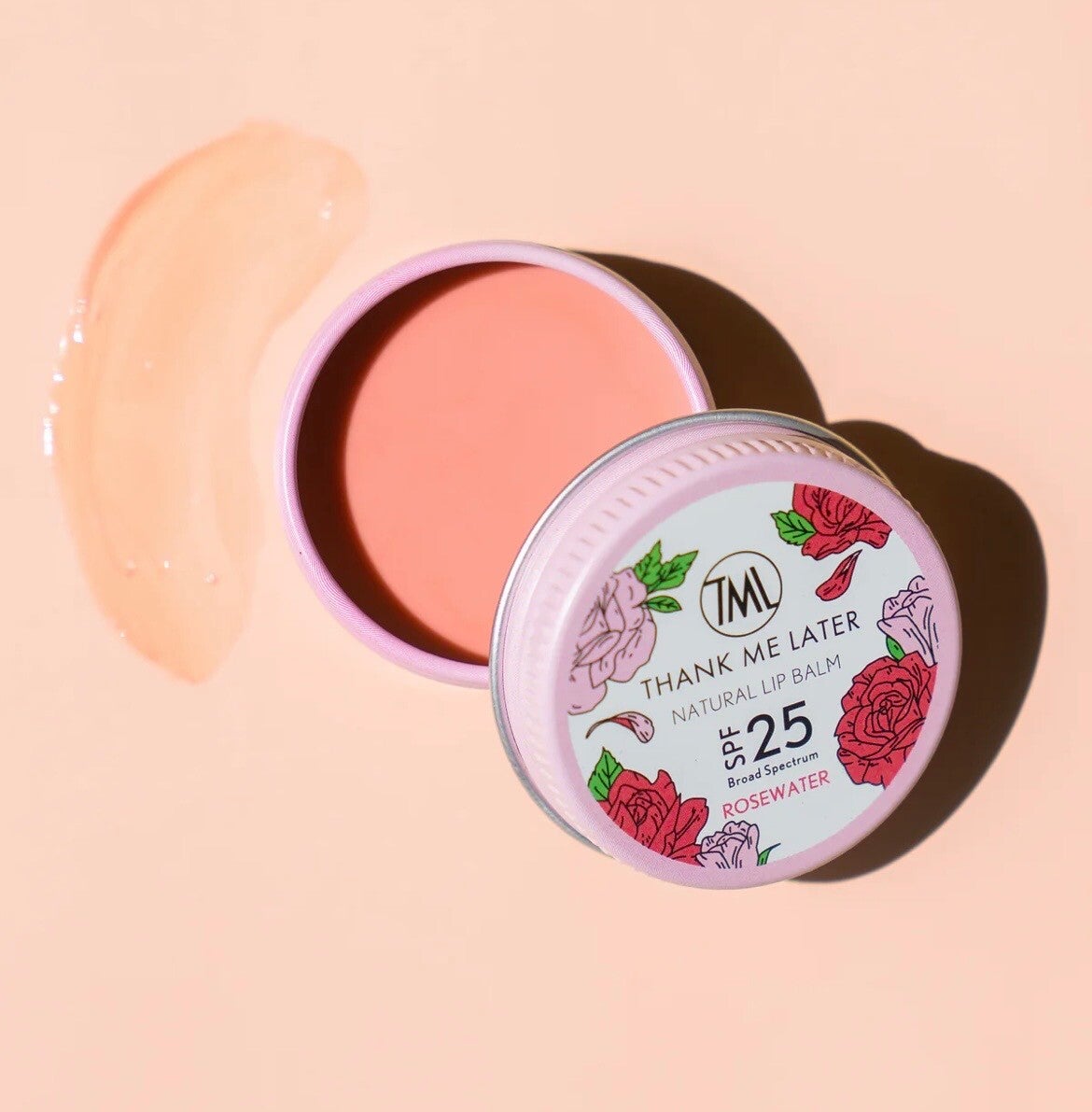 Thank Me Later Rozenwater Lipbalm SPF25