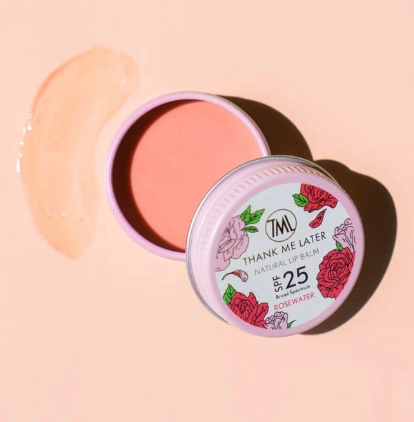Thank Me Later Rozenwater Lipbalm SPF25