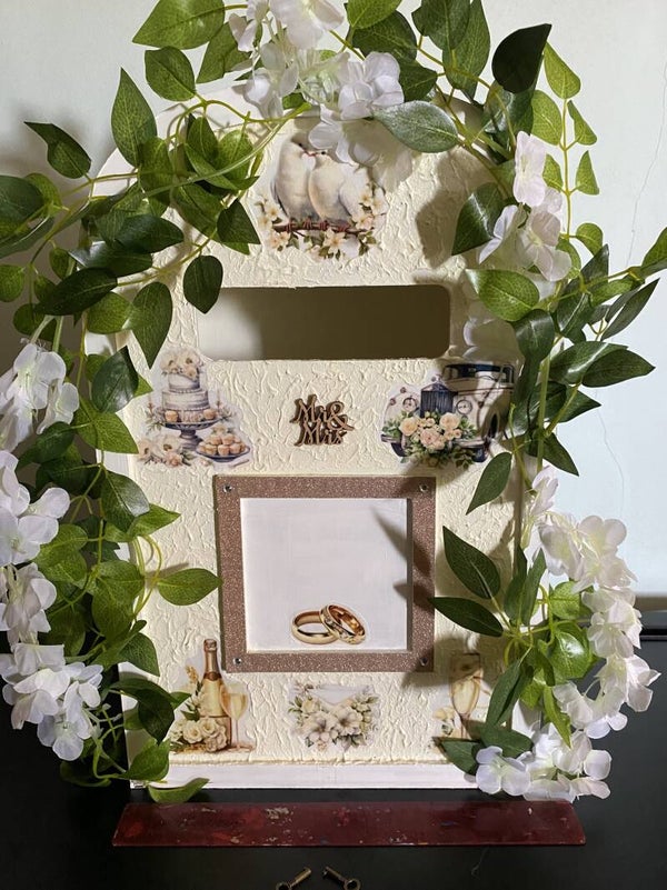 Wedding Day Post Box XL lockable wooden (made to order) just how you want it to be.