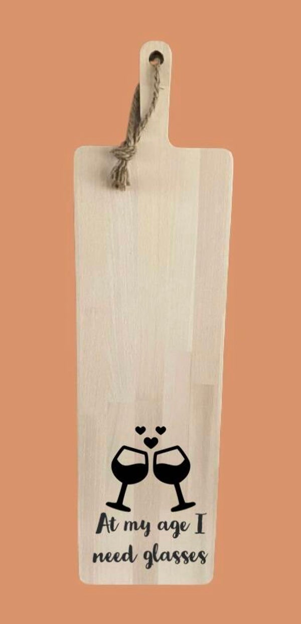 Tapasplank : At my age I need glasses