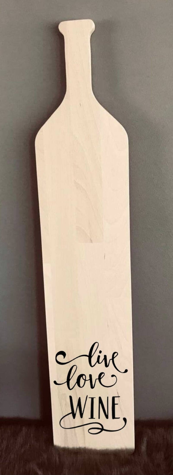 Fles-tapasplank XXL : live love wine