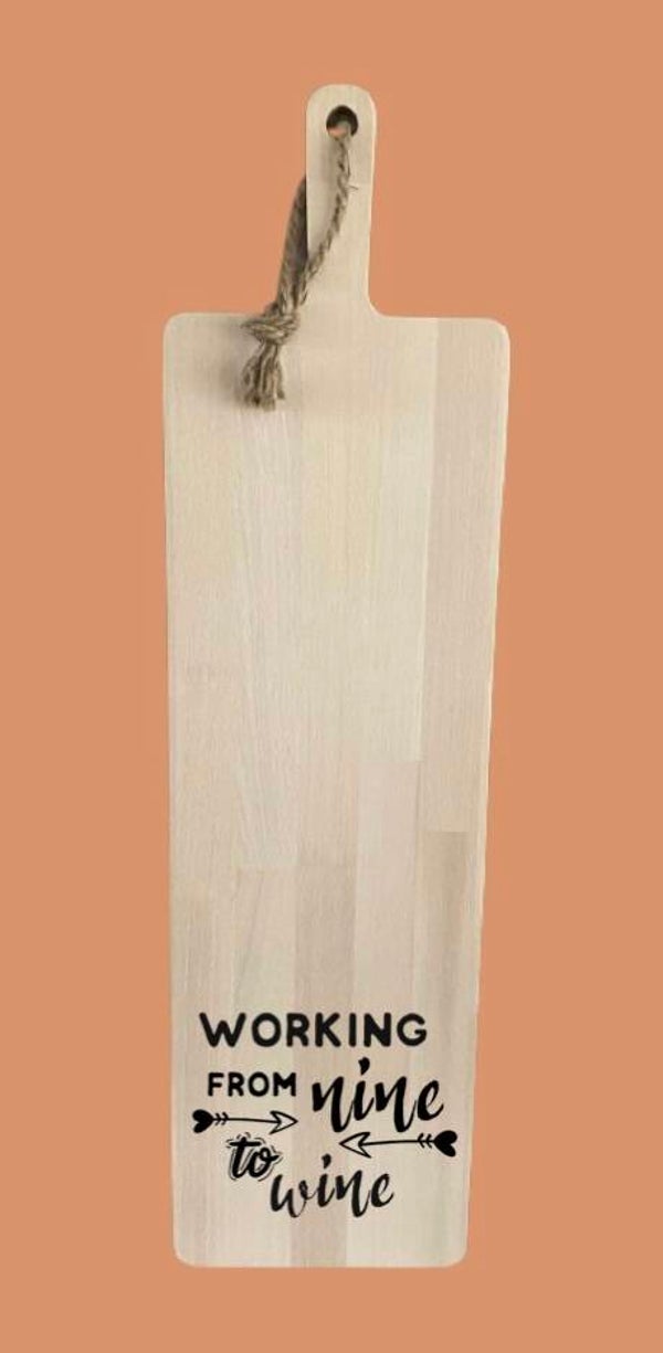 Tapasplank : Working from nine to wine