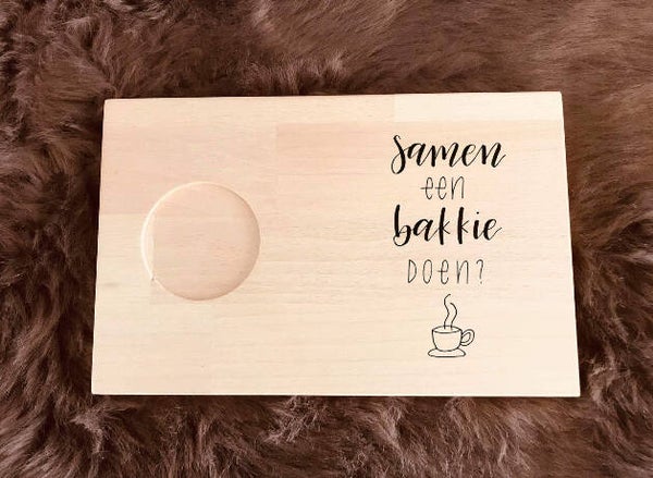 Ontbijtplankje : samen een bakkie doen ?