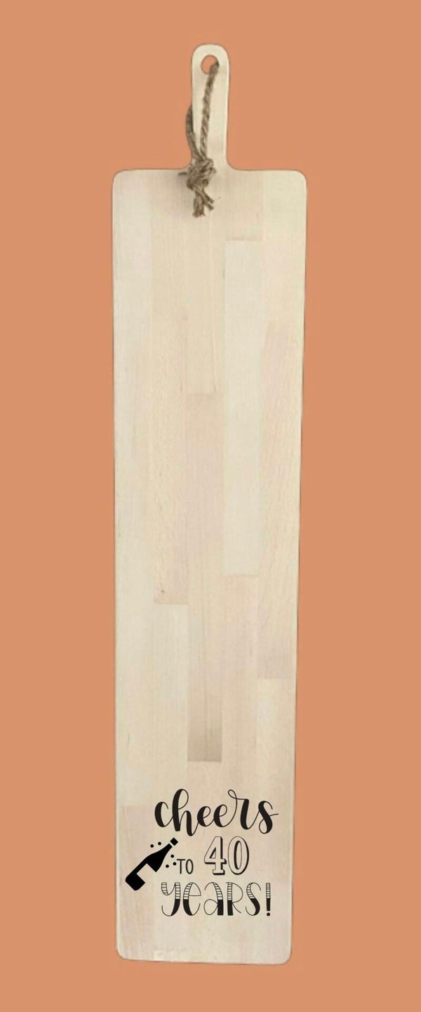 Tapasplank 99 cm : cheers to 40 years