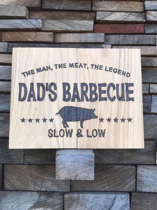 Dad’s barbecue slow & low