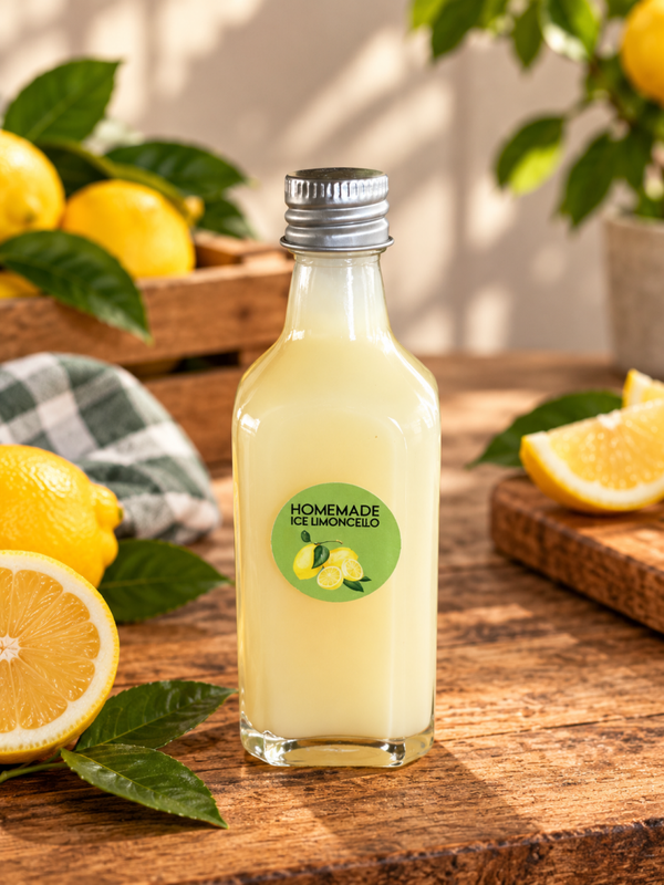 Homemade Icelimoncello standaard mini-flesje 0,05 liter