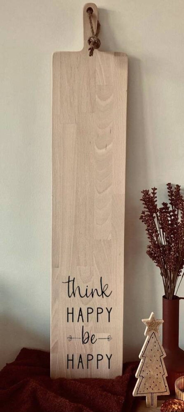 Tapasplank : think happy be happy