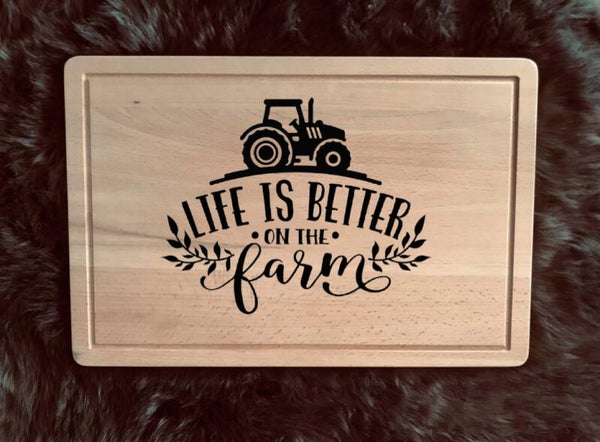 Snijplank : life is better on the farm