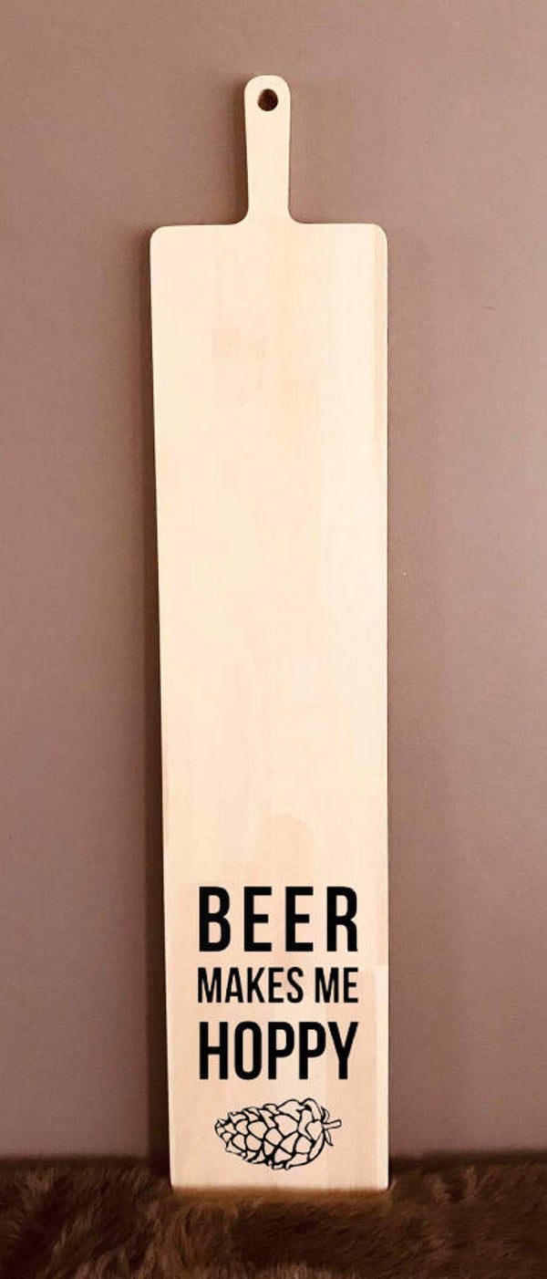 Tapasplank : beer makes me hoppy