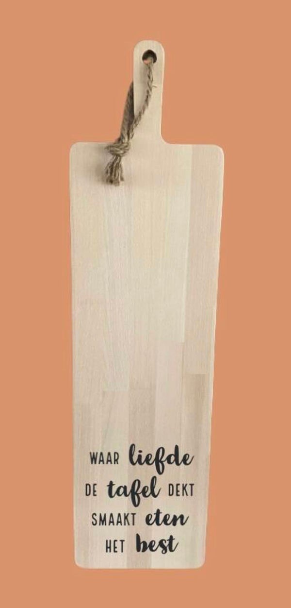 Tapasplank : Waar liefde de tafel dekt smaakt eten het best