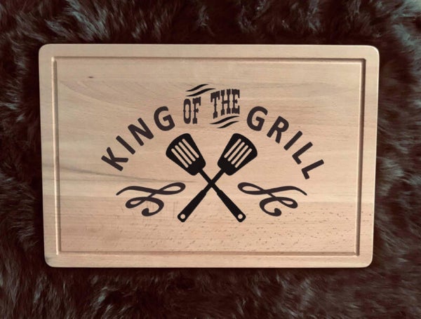 Snijplank : king of the grill