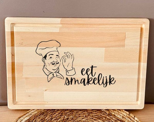 Snijplank : Eet smakelijk