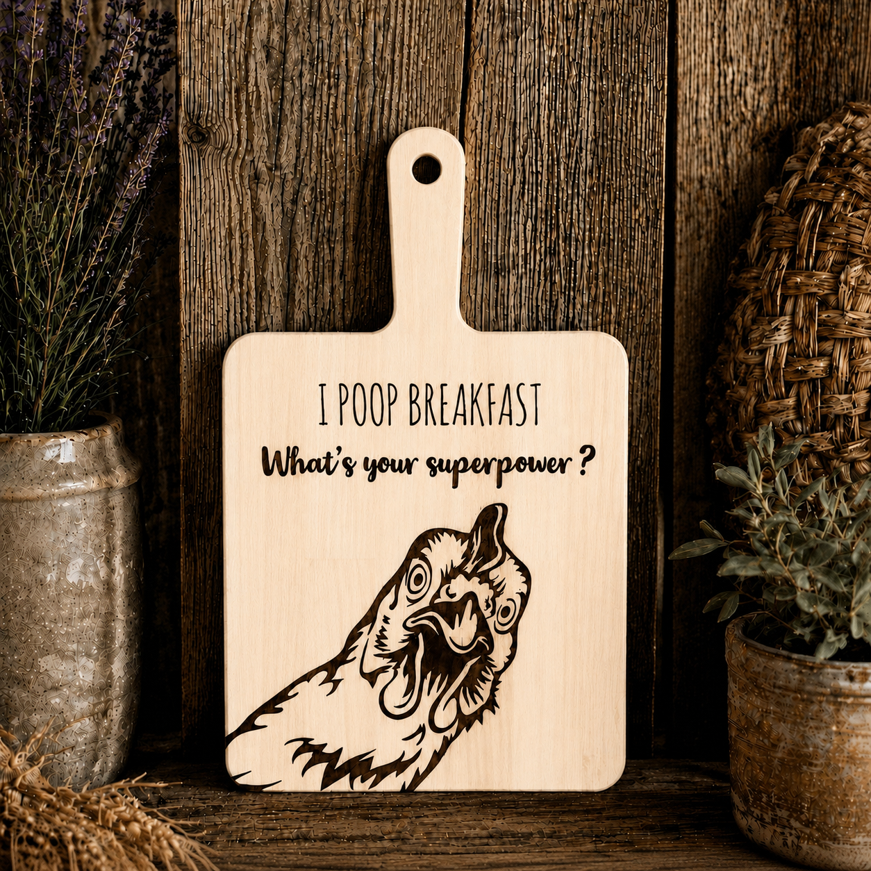 Hapjesplank : I poop breakfast