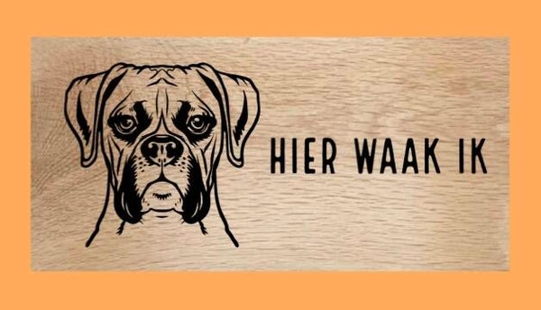 Hondenbord : boxer