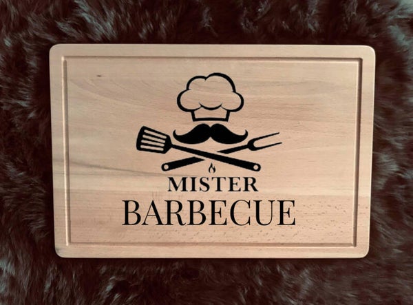 Snijplank : mister barbecue