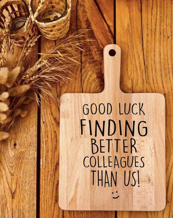 Hapjesplank : good luck finding better colleagues than us