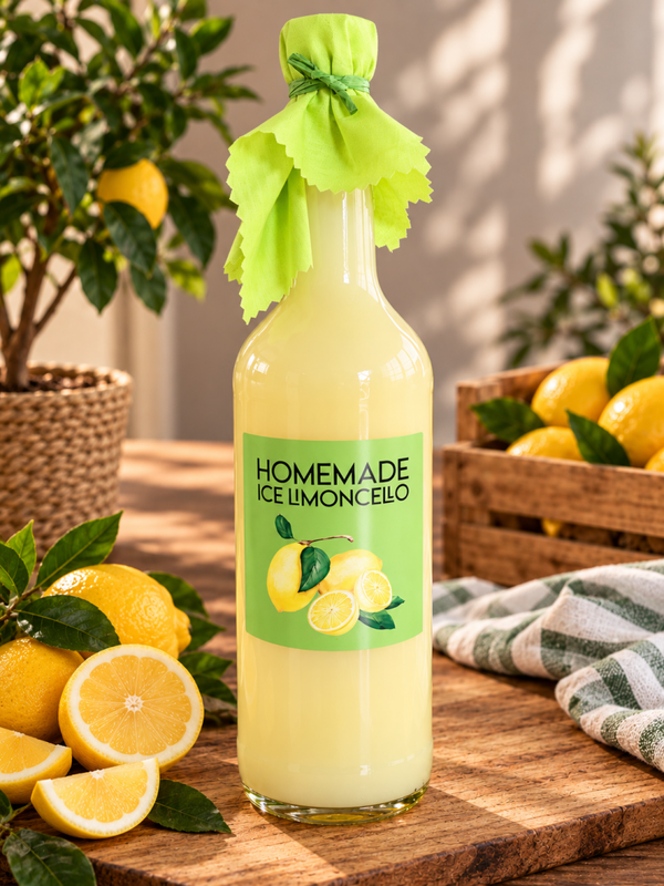 Homemade Icelimoncello standaard fles 0,75 liter