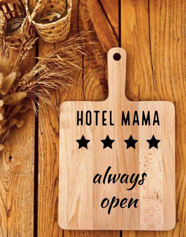 Hapjesplank : hotel mama always open