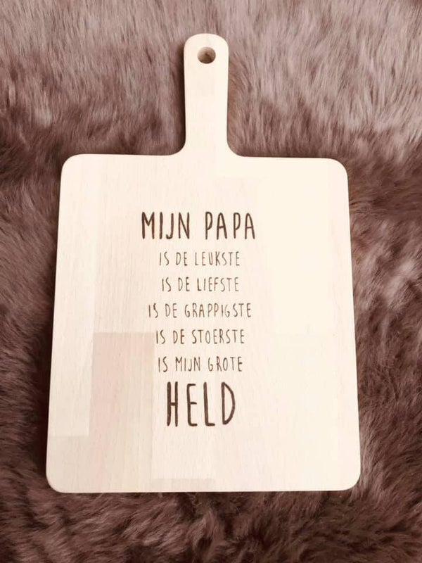 Hapjesplank : Mijn papa