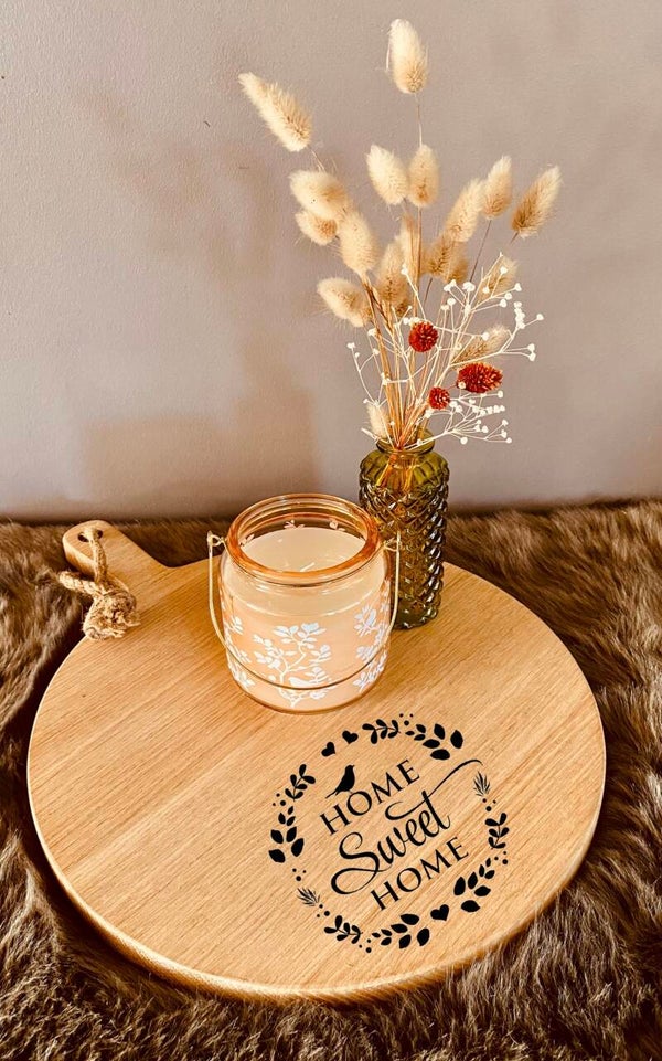 Ronde plank  : Home sweet home