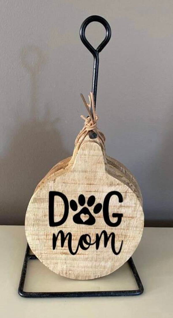 Onderzetters / set van 4 stuks : Dog mom