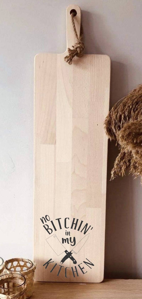 Tapasplank : no bitchin in my kitchen