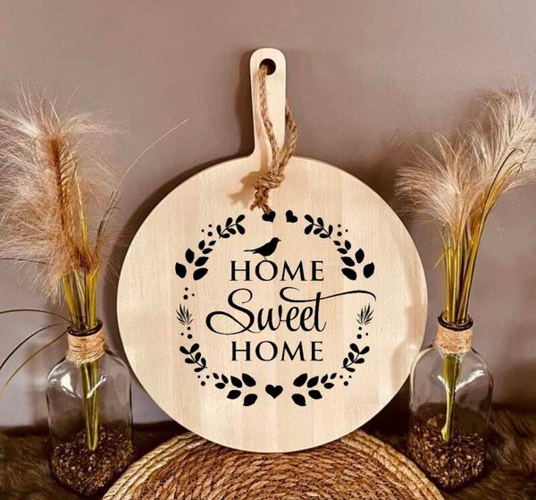 Ronde plank : Home sweet home