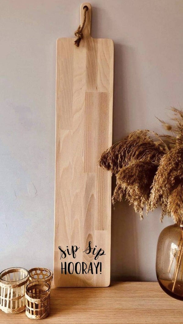 Tapasplank : sip sip hooray