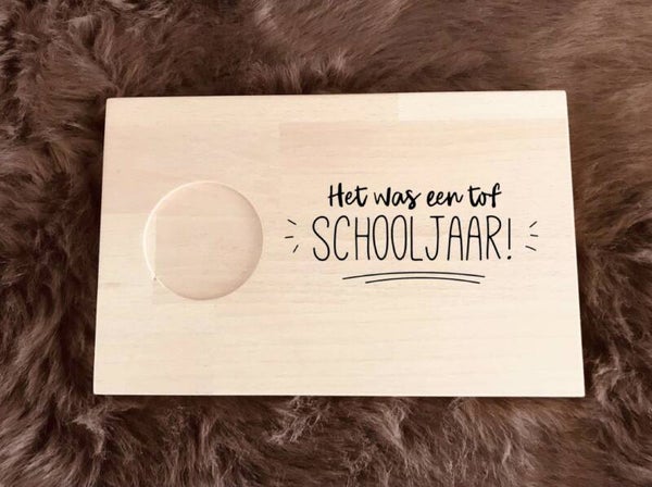 Ontbijtplankje : het was een tof schooljaar