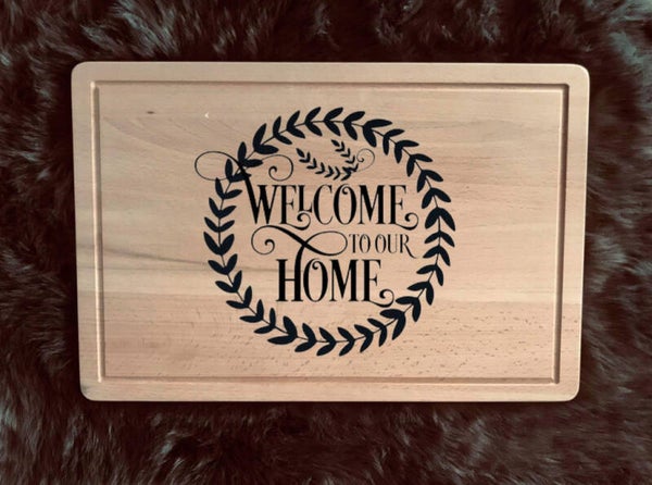 Snijplank : welcome to our home