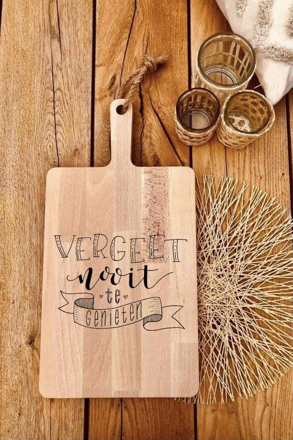 Tapasplank : vergeet nooit te genieten