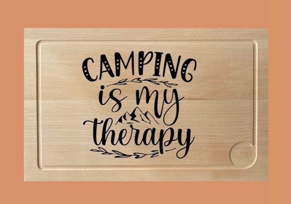 Vleesplank : Camping is my therapy