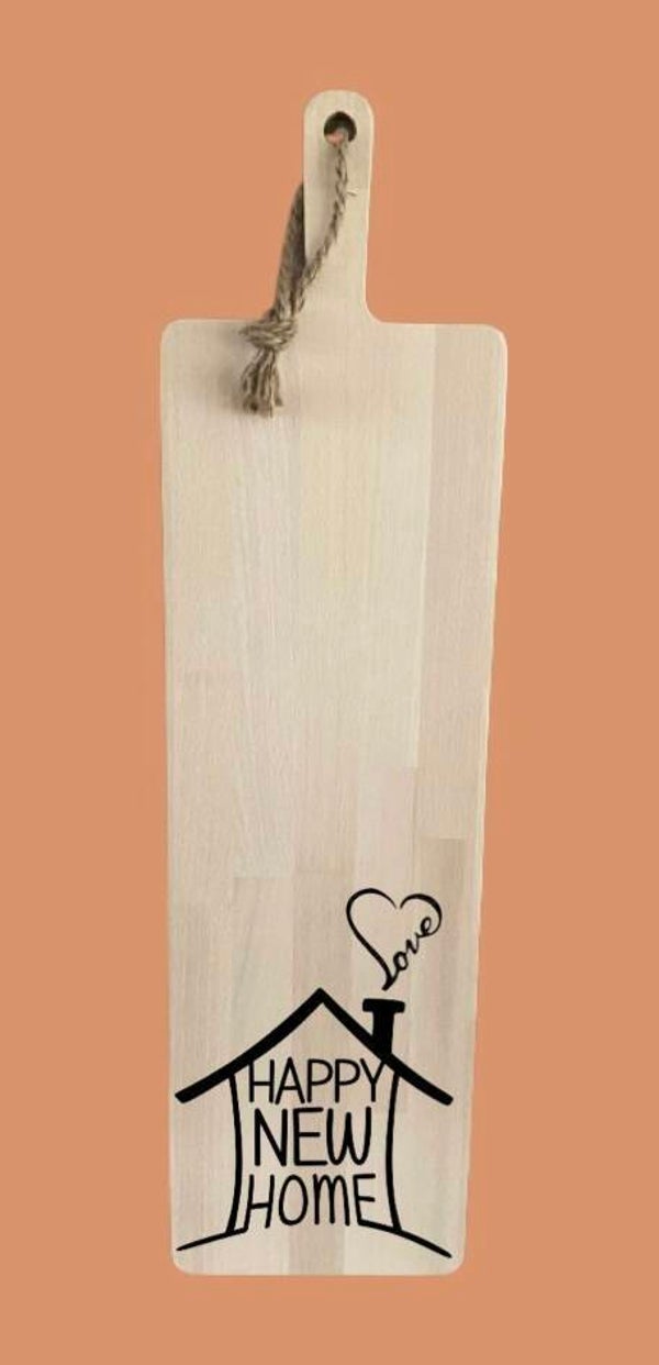 Tapasplank 74 cm : Happy new Home