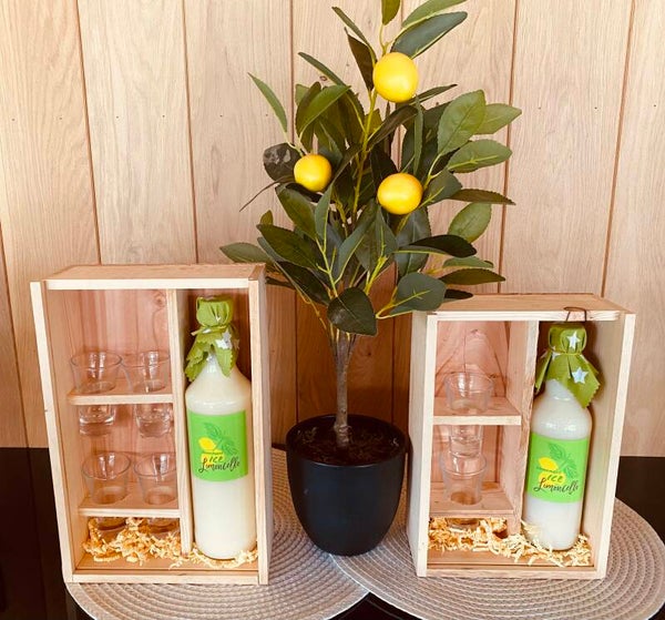 Homemade Ice Limoncello box 0,50 liter + 2 glaasjes