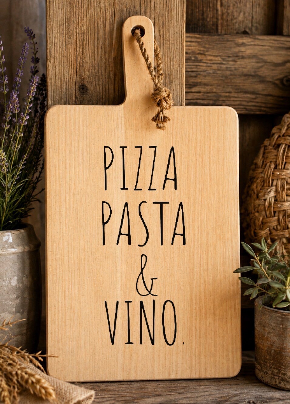 Tapasplank : pizza pasta vino