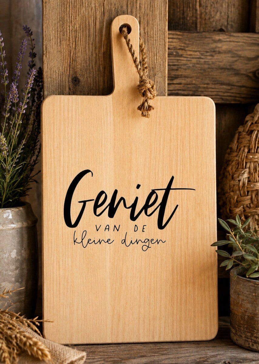 Tapasplank : Geniet van de kleine dingen