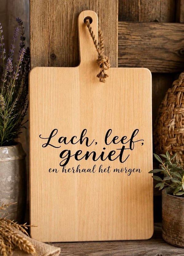 Tapasplank : Lach, leef, geniet en herhaal het morgen