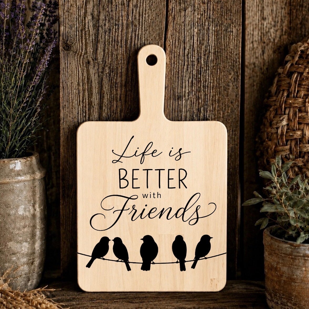 Hapjesplank : life is better with friends