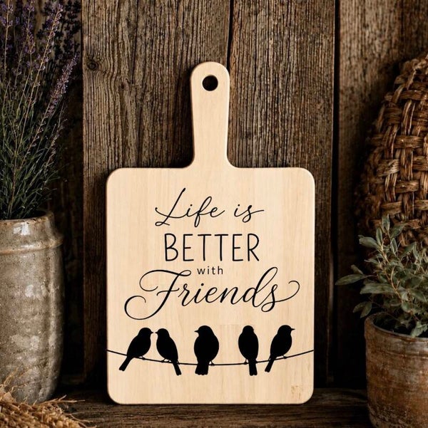 Hapjesplank : life is better with friends