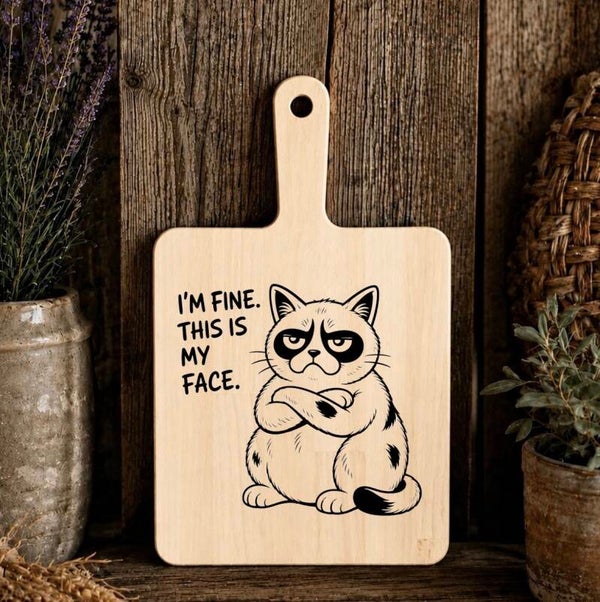 Hapjesplank : I’m fine. This is my face.