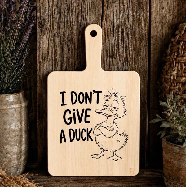 Hapjesplank : I don’t give a duck
